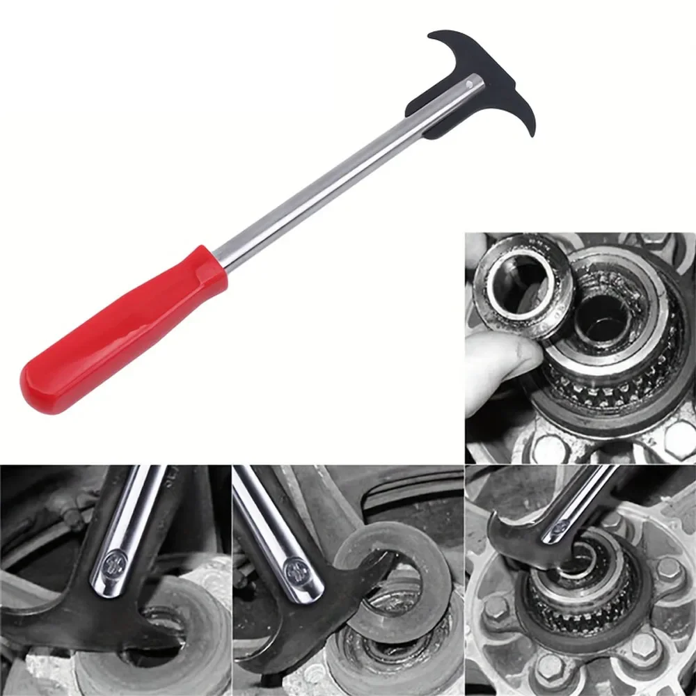 

1pc Double Oil Seal Screwdriver Wrench Car Repair Oil Seal Removal Car Repair Hand Wrench Civivi