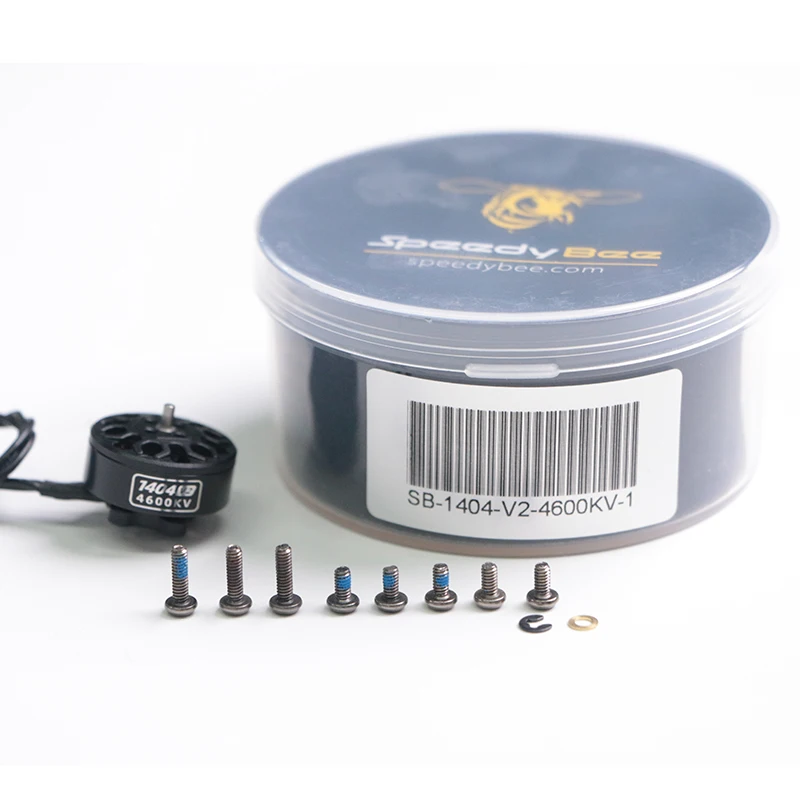 2.5 Inch Tiny FPV Drone Motor SpeedyBee 1404 V2 4600KV 4S High Speed Brushless Power Accessory For Bee25