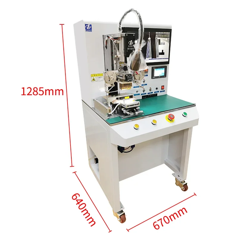 New Green Flex Cable Bonding Machine EN-501C Floor Standing Press Constant Heating Mobile Phone LCD Repair Option 2 or 4 Cameras