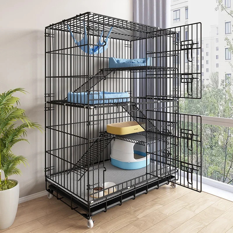 

One family indoor villa large free space cat litter cat toilet does not occupy a cage