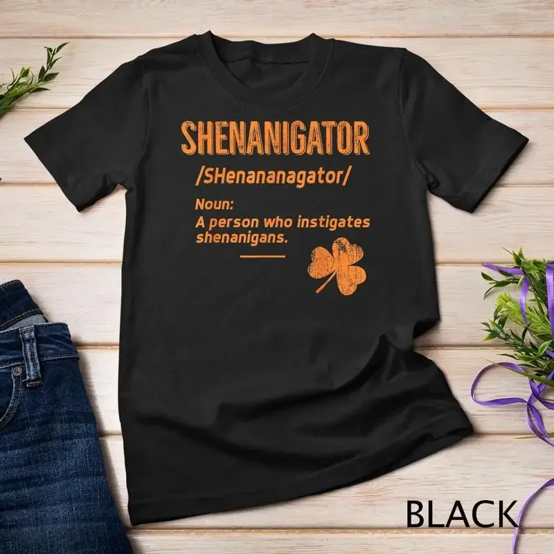 Shenanigans Tee Funny Shenanigator Saint Patricks Unisex T shirt
