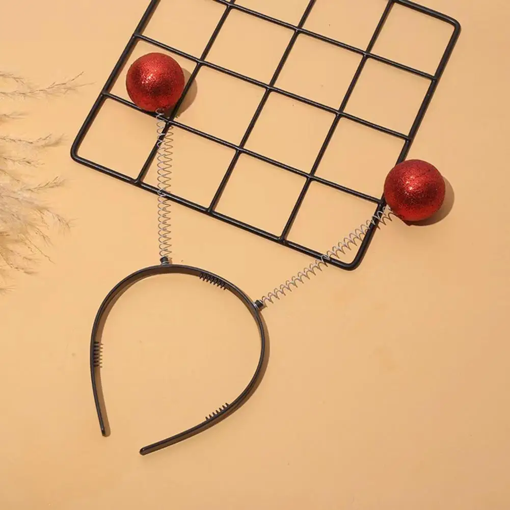 

Birthday Party Headbands Festive Carnival Headbands Party Headband with Glitter Ball Decor Cartoon Style Hair Hoop Accessories