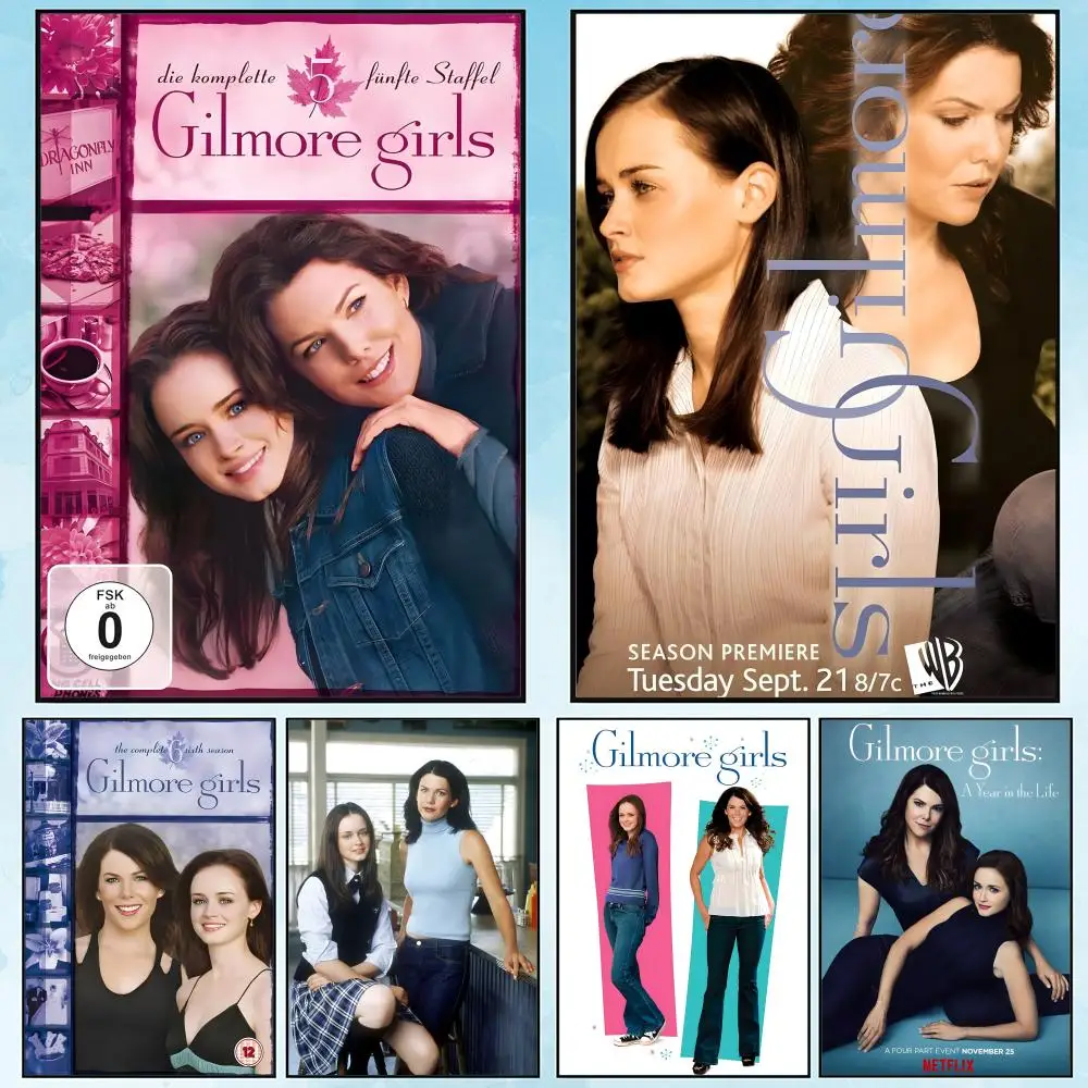 

G-G-Gilmore G-Girls Anime Poster Poster Waterproof HD Wall Art Decal Self-Adhesive Aesthetic Decor For Home Living