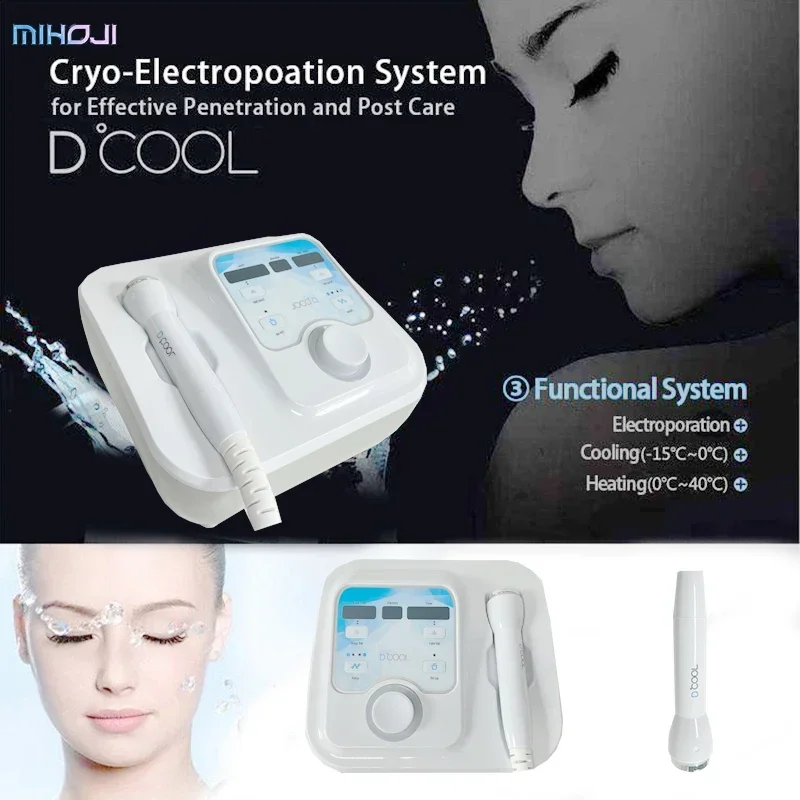 2026 Cryo Portable Cool & hot Electropration Skin Tightening  Rf Ems Skin Freezing Instrument D Cool Machine