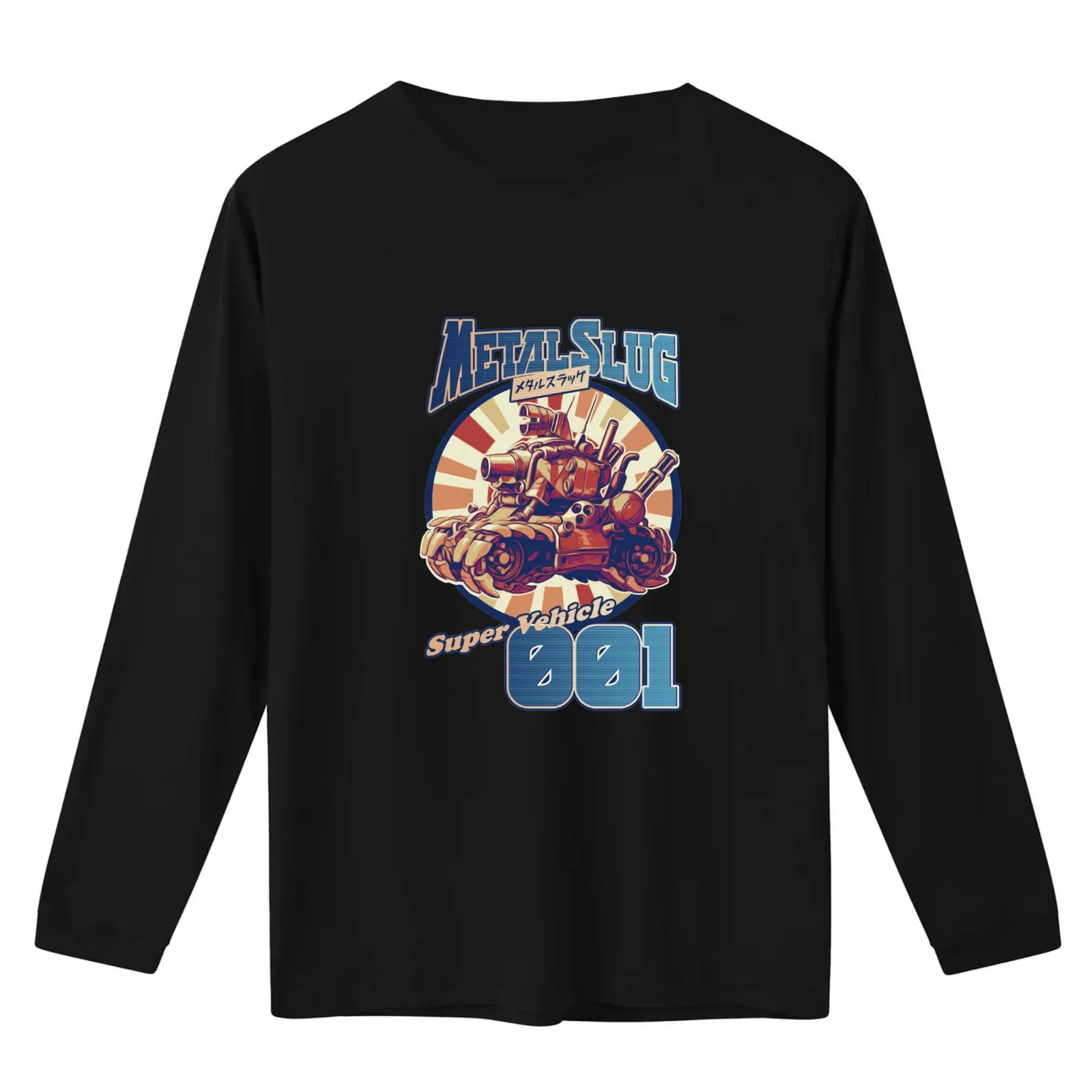 Metal Slug Remastered Full Color T-Shirt Summer Casual Cotton Tee Oversized Streetwear Tops Vintage Graphic Print