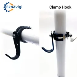 1PCS Stainless Steel Handlebar Hook Motorcycle Electric Bike Multi-function Storage Hook Adjustable Rotation