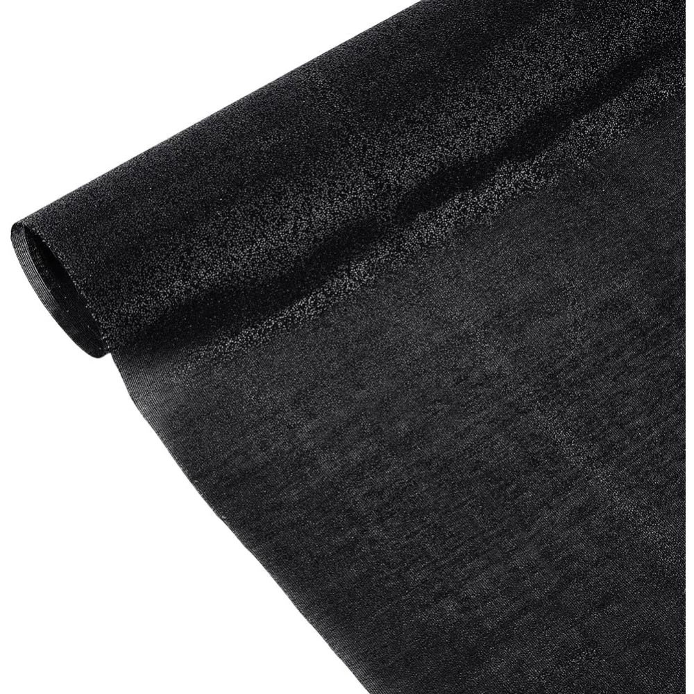 

39x45 Inch Black Cotton Interfacing Fabric Woven Single-Sided Iron On Fusible Interfacing Iron Lining Fabric for Blouses Dress