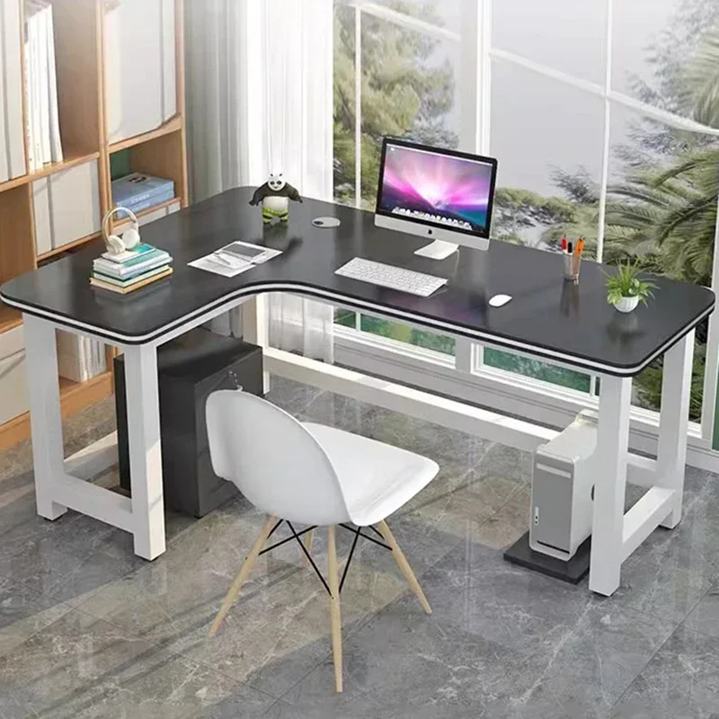 Executive Corner Office Desk L Shaped Storage Standing European Computer Desks Supplies Floor Mesa De Computador Furnitures