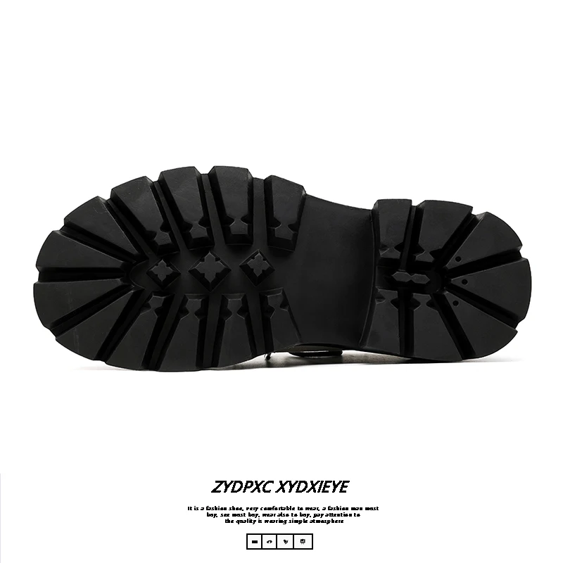 JY Männer 2025, explosive Derby-Schuhe, Herrenmode, Nischendesign, Wildleder-Arbeitsschuhe, Retro-britischer Stil, dicke Sohle, lässige Einzelschuhe