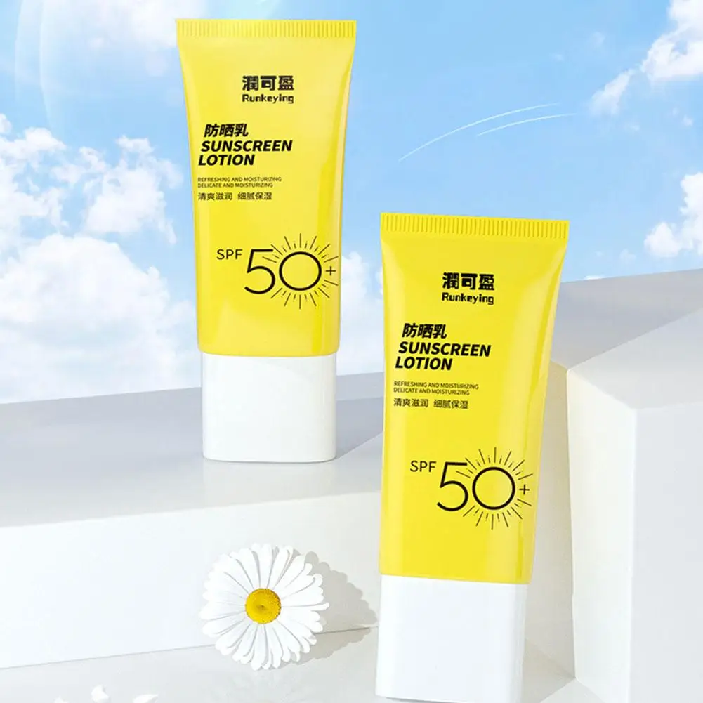 Nieuwe Zonnebrandcrème Beschermer Gezichtszonblok Spf50 Gel Whitening Crèmes Vochtinbrengende Crème Gezichtsbleeklotion Isolatiecrème