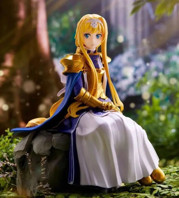 No box 2024 In stock Japanese original anime figure Alice sitting action figure collectible model toys for boys