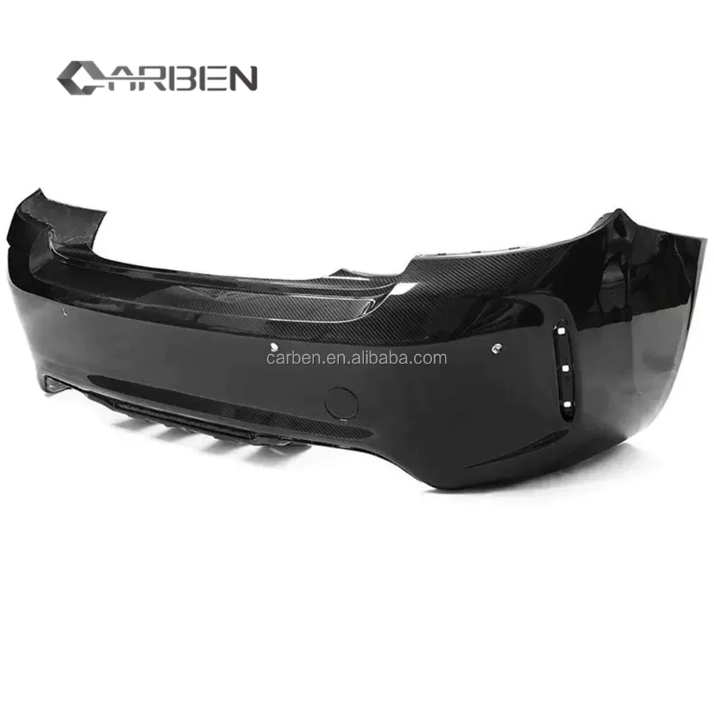 

CARBEN OEM High Quality Dry Carbon Fiber Rear Bumper for M2 M2C F87 Models-New Carbon Black Bolt-On Body Kit Mounting