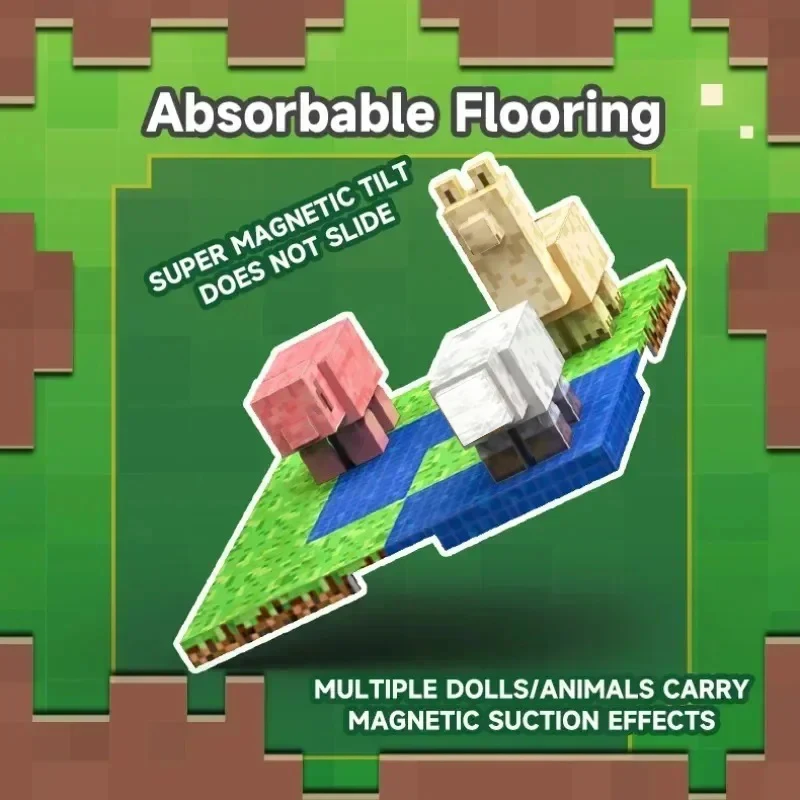 Magnetic Base Plate Variety Baseplates Match Mine World Magnetic Building Blocks Toys for Boys and Girls Children Best 2025 Gift