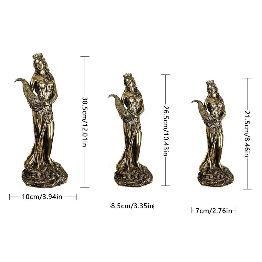 1 قطعة من آلهة الحظ مجوهرات الراتنج آلهة الثروة تمثال الحلي الصغيرة المستخدمة لرف الكتب غرفة المعيشة المنزلي مكتب