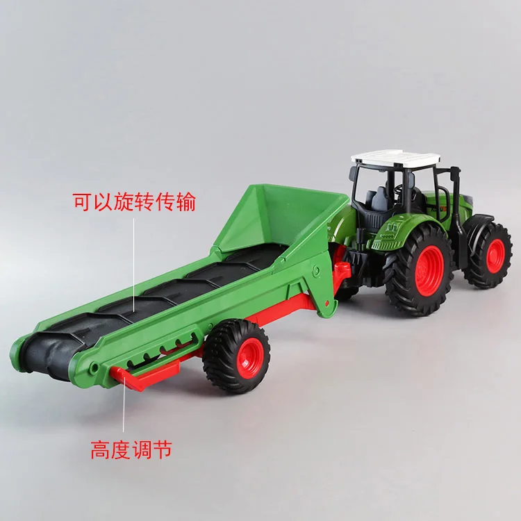 

Children's hand conveyor belt toy car simulates large tractor transporter boy baby sliding car trailer