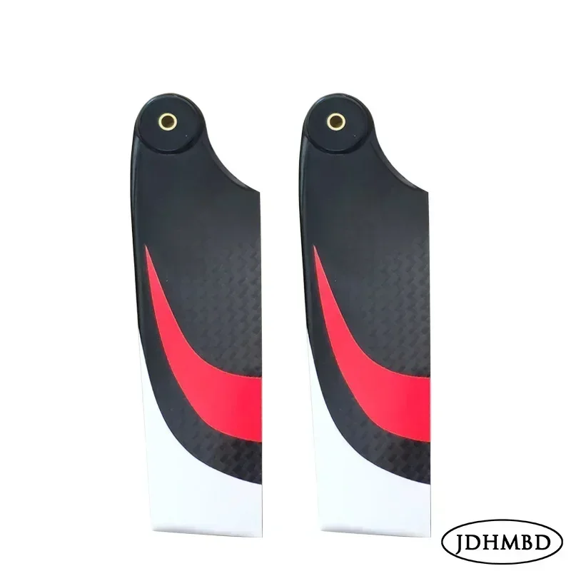 JDHMBD High Quality Carbon Fiber 86mm 95mm 105mm Tail Blades for Align Trex 550 600 700 KDS A7 XL GARTT SAB RC Helicopter spare