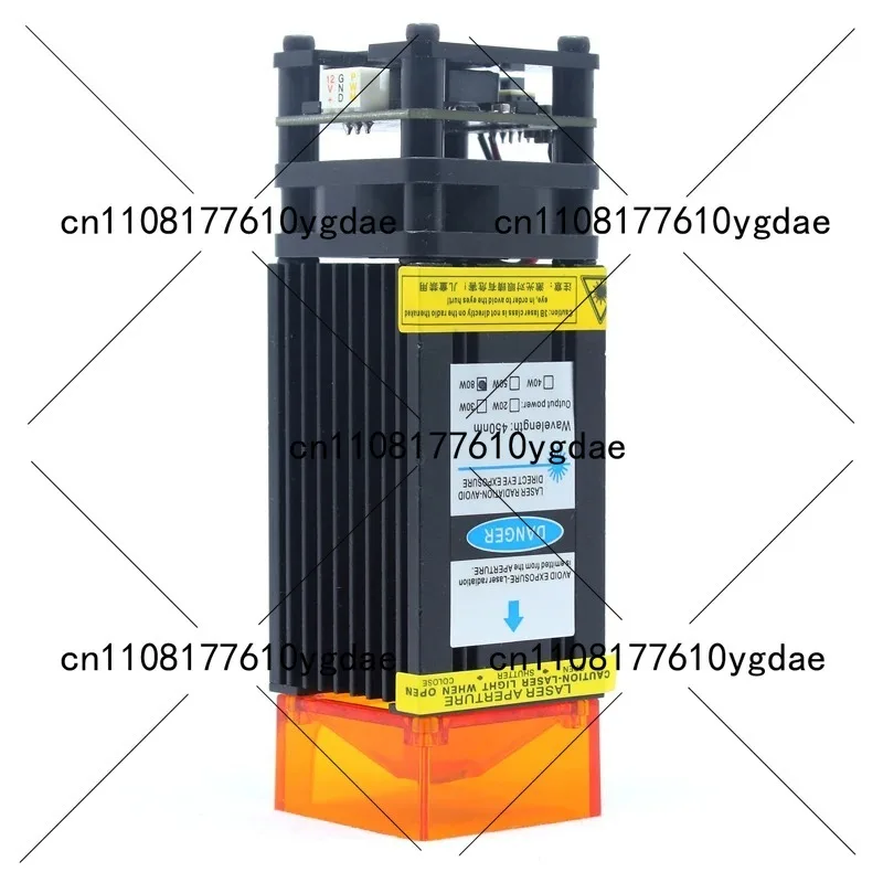 

80W Blue Laser Module for Wood Cutting Engraving High Power 12V 24V 40W 20W Blue Laser Head for CNC 3018 3D Printer