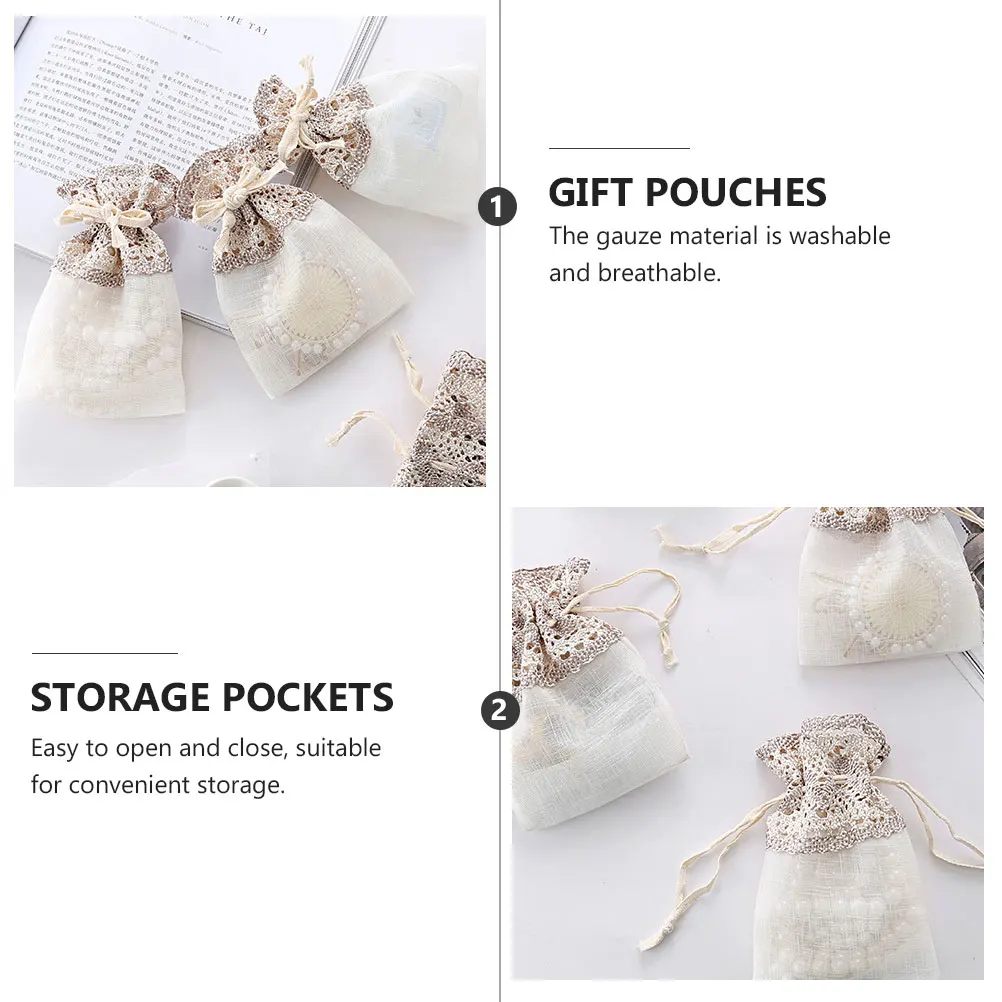 

12 Pcs Jewelry Bag Bags Packing for Packaging to Drawstring Pouches Gift Cute Supplies