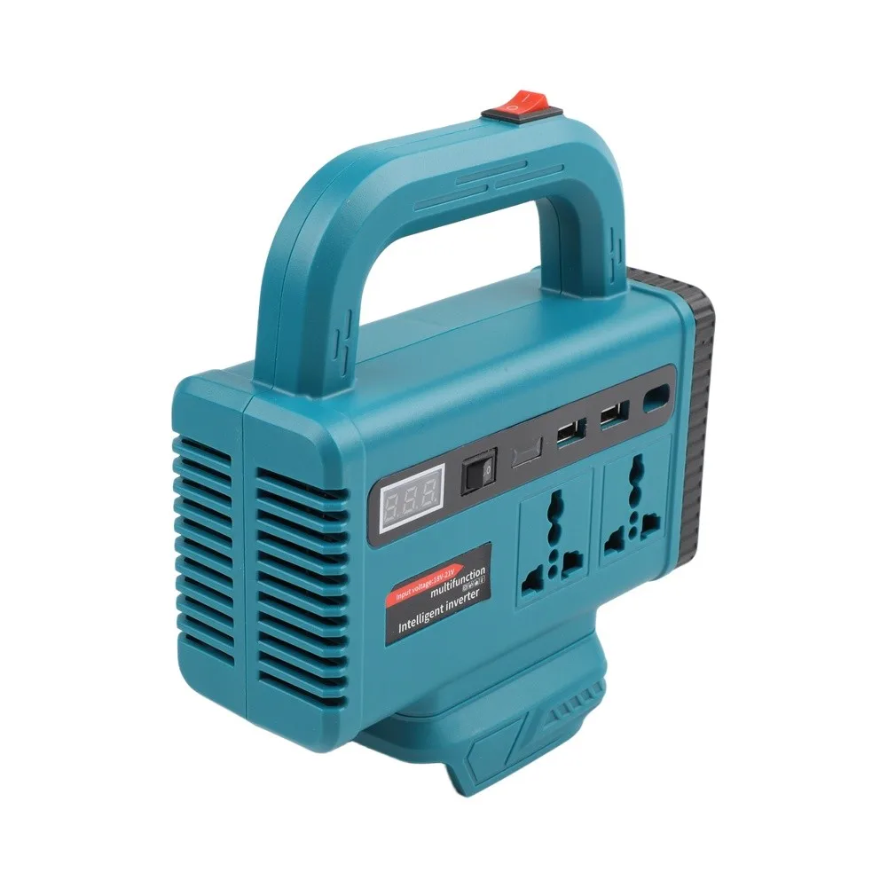 1Pc LED Work Light With USB Ports For BL1830 BL1840 18V Battery Inverter DC To AC Power Adapter Camping Tool Accessories