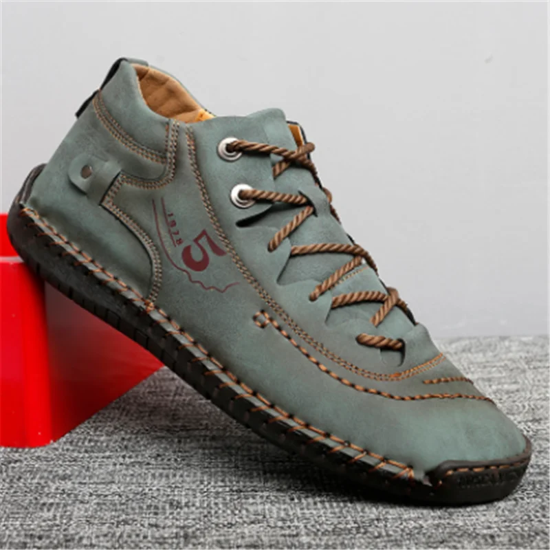 2024 new men's shoes casual fashion lace-up men's shoes sneakers large size waterproof non-slip shoes for men