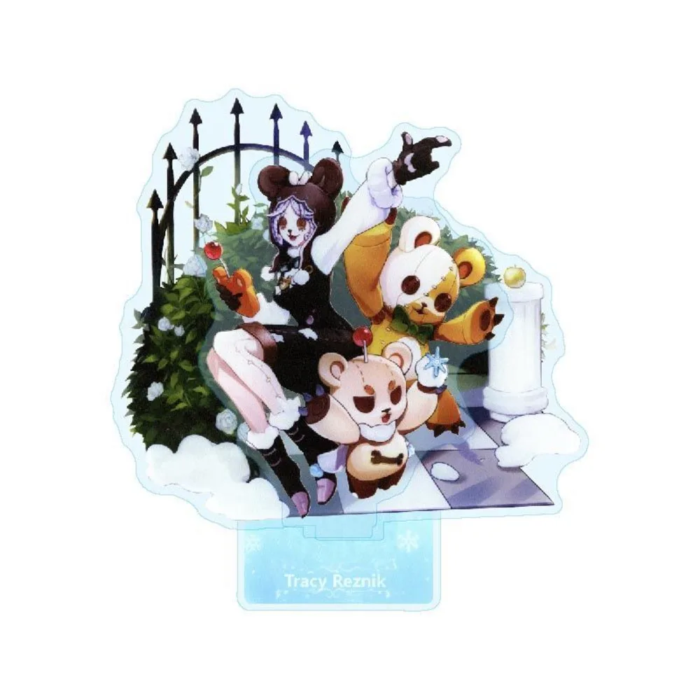 Game Identity V Acrylic Stand Doll Anime Novelist Tracy Reznik Eli Figure Model Plate Cosplay Toy For Gift