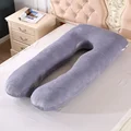 U grey pillow