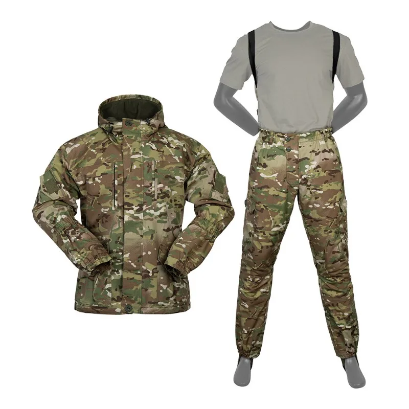 

Windproof training clothes, winter outdoor cold protection and warmth, thickened clothing