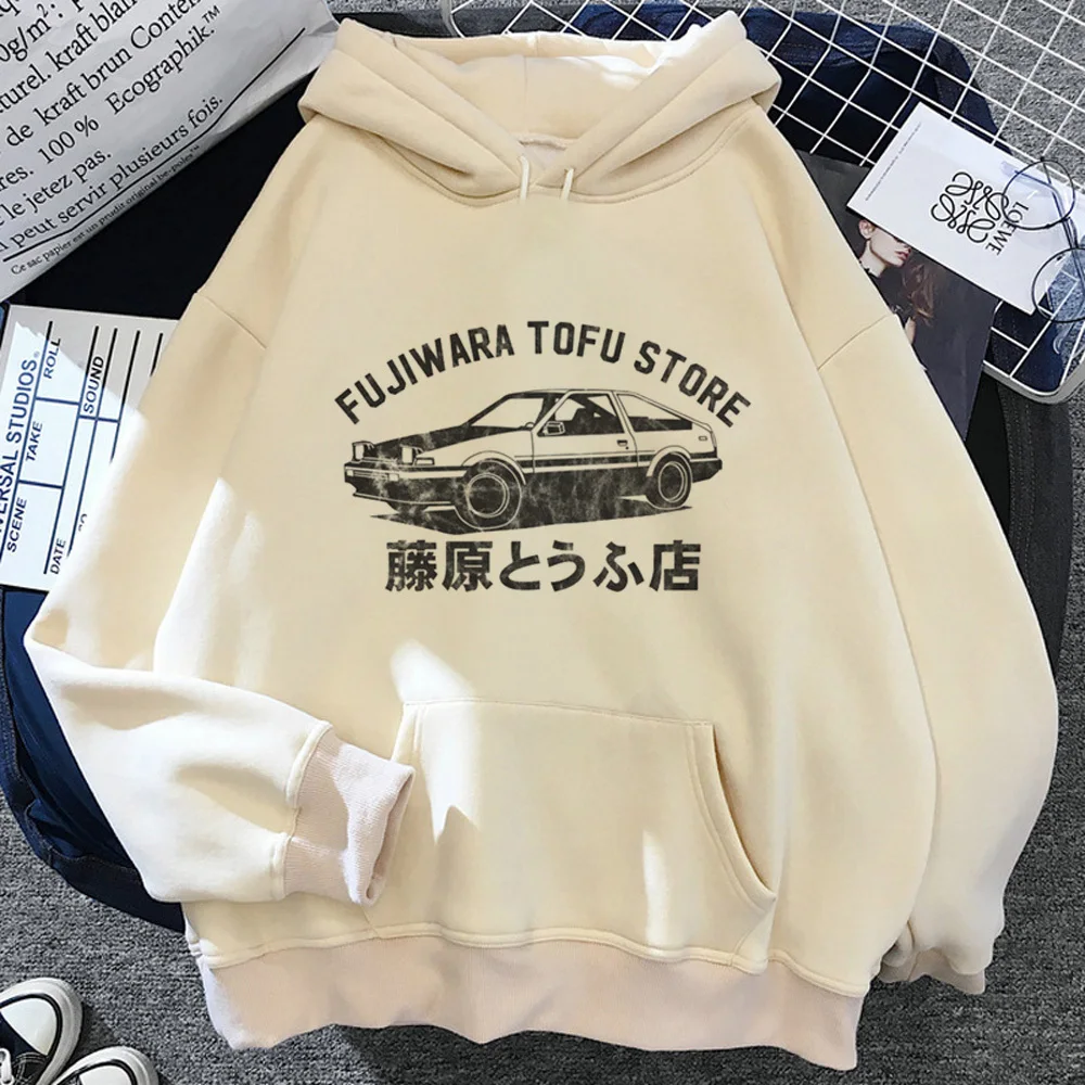 

Initial d hoodie Y2K clothes for teens modern style athleisure designer women sweatshirts designer manga anime streetwear