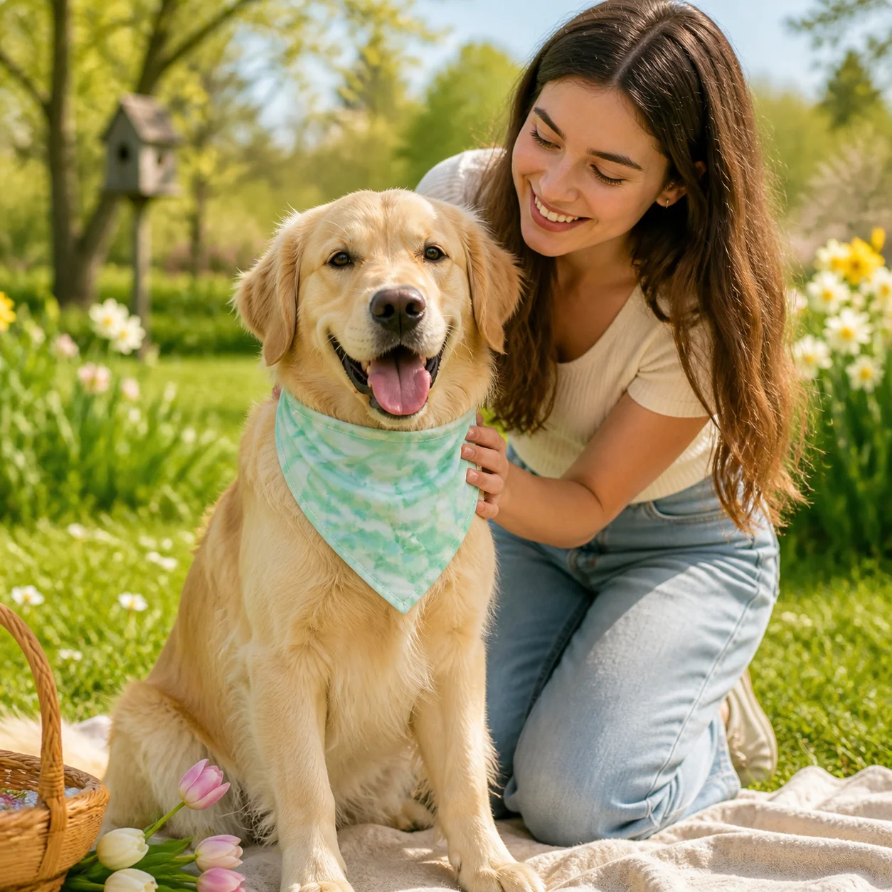 Personalized Dog Bandana 7PCS Weekly Set One Day One Style Pet Scarf Dog Neckerchief Cute Pet Accessories Daily Outfit Change Gi