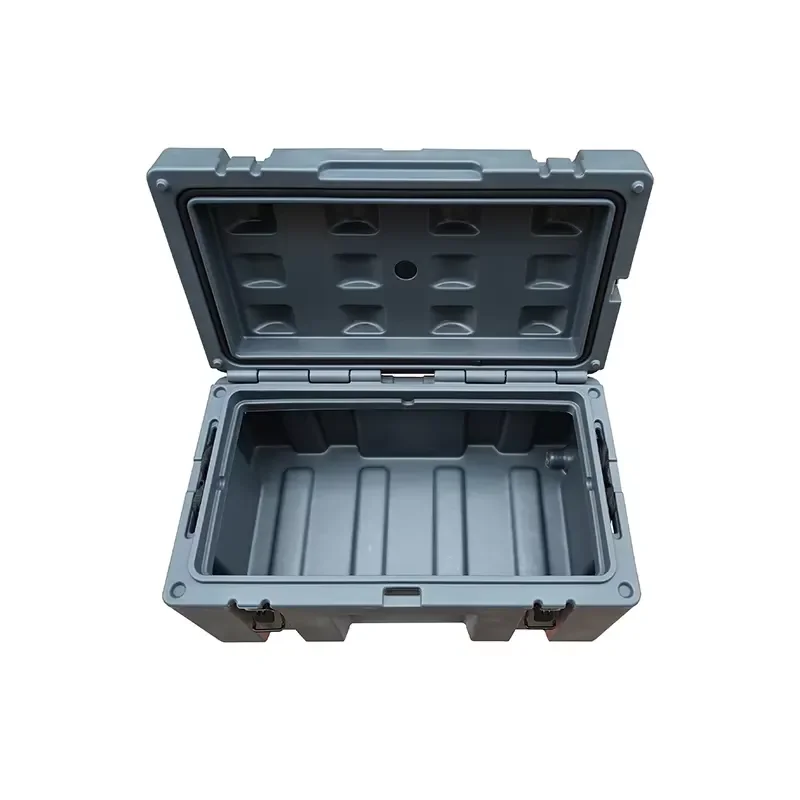 ZERO 50L Grey Cargo Case Waterproof High-capacity Plastic Storage Box for Outdoor Camping OFF-Road Toolbox