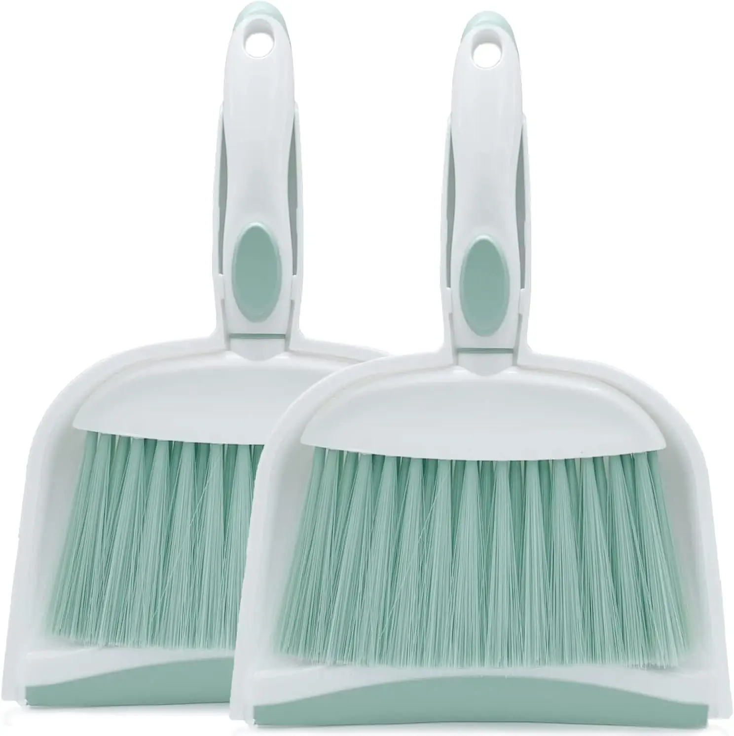 

Mini Dustpan and Brush Set, Light Green 2pcs for Desk, Table, Home, Kitchen Cleaning