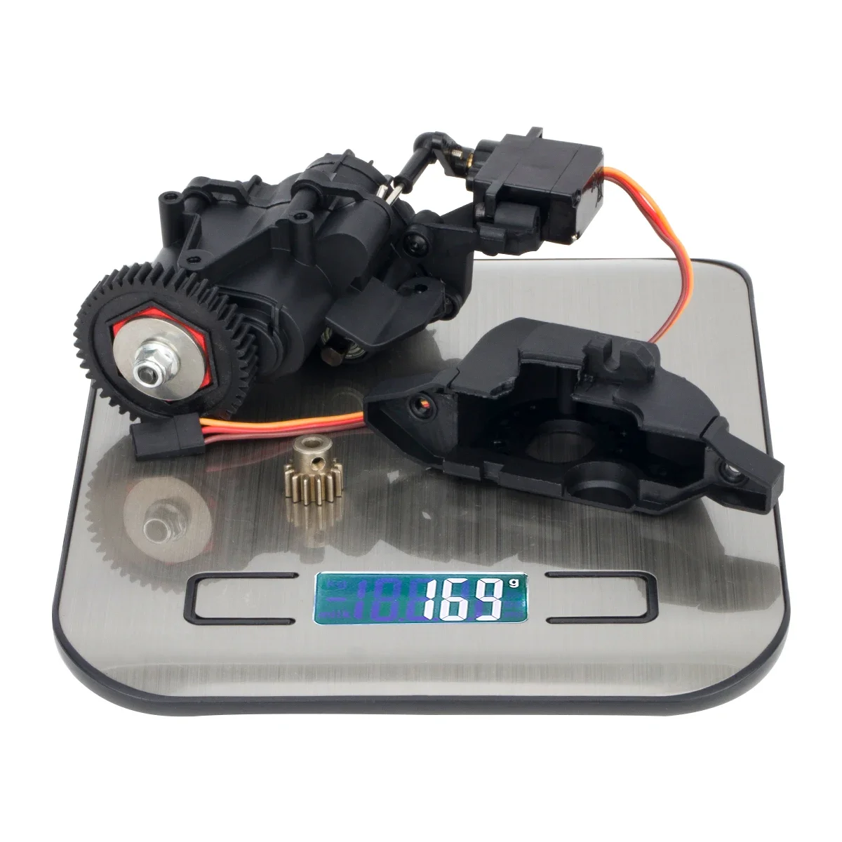 علبة تروس بلاستيكية مزدوجة السرعة مع تروس داخلية ناقل الحركة ومؤازرة لأجزاء ترقية السيارة الزاحفة RC 1/10 TRX4 TRX6