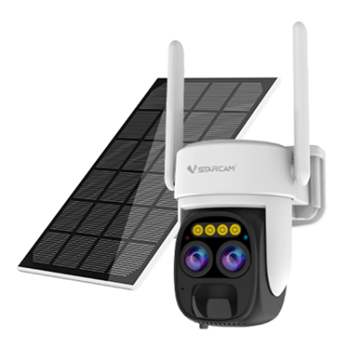 Vstarcam cb67 o-kam app 4g/wifi energia solar ip dome câmera lente dupla ai detecção humanóide segurança em casa cctv monitor do bebê
