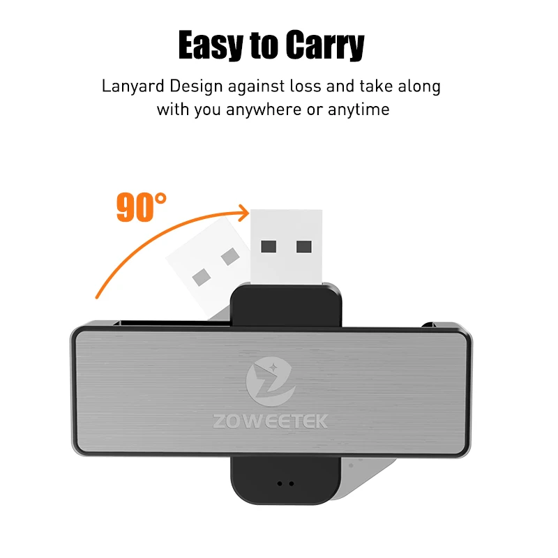 Lettore di smart card Zoweetek USB-A ID Lettore DNI elettronico per smart card DNI con chip DNIE ZW-12026-4