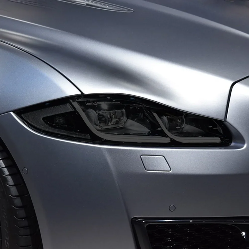 Car Headlight Protective Film Headlamp Transparent Black TPU Sticker For Jaguar E-Pace F-Pace F-Type I-Pace XE XJ Accessories