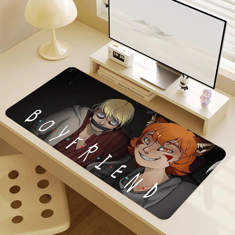 Mouse Pad MousePad Death Non-slip Lockedge Office Student Gaming Thickened to Visual B-Boyfriend Large Writing Game Pad Cushion
