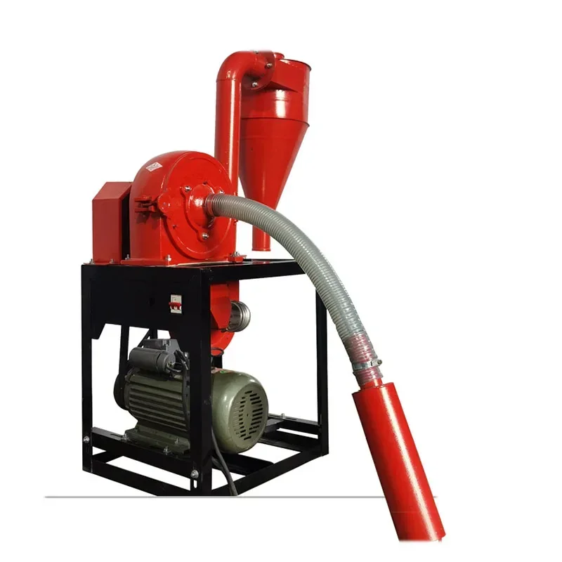 Self-priming Large-capacity Corn Pulverizer Household Automatic 220v Whole Grain Flour Mill for Breeding Feed Grinding