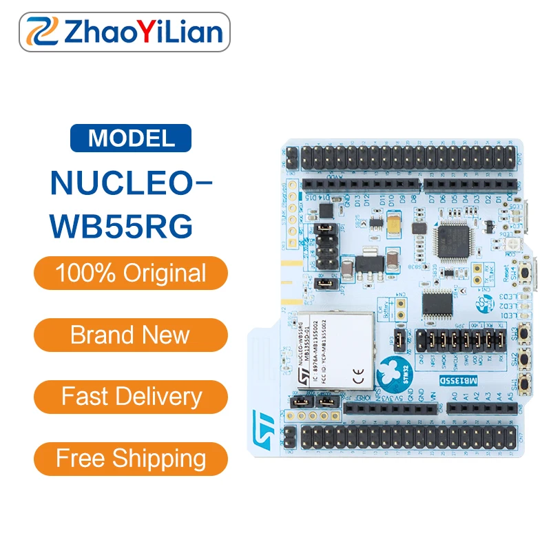 Voor NUCLEO-WB55RG STM32WB55RG BLE Zigbee Thread Multiprotocol Wireless Nucleo Board