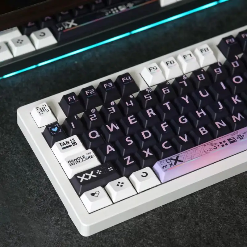 Printed Collection Theme Mechanical Keyboard Keycaps 135 Keys Pbt Material Thermal Sublimation Laptop Gaming Keyboard Keycaps