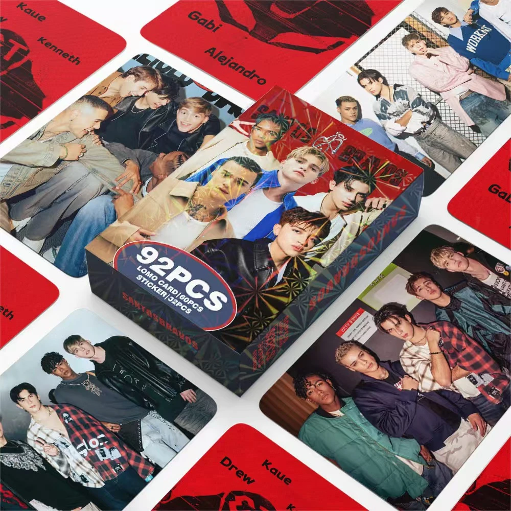 KPOP New Photo Card LOMO Card STBV Album DUAL Bonus Card Deluxe Version SANTOS BRAVOS Pop Music Group Small Card Toy Gift