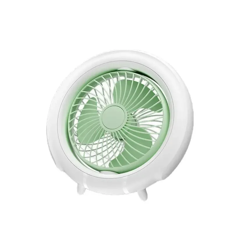 DurableDesktop Shaking Fan Shaking Head Outdoor Camping Hanging Student Office Portable Charging Mini Fan