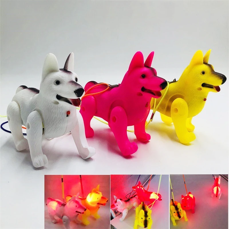 1Pcs Cartoon Light Up Music Electric Dog Toys Funny Cute Baby Crawling Children's Puzzle Toys Boy Girl Fun Holiday Birthday Gift