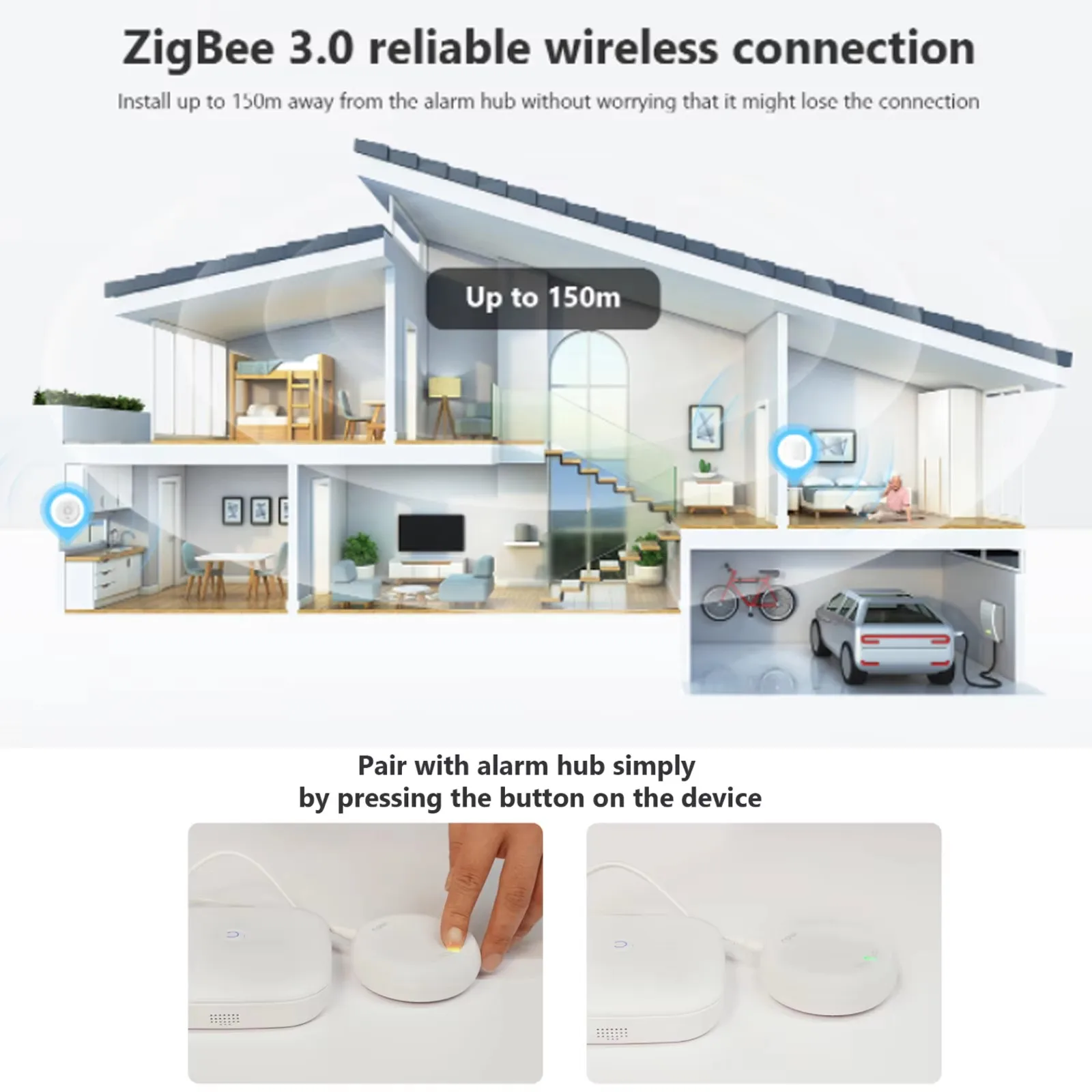 Rilevatore di fughe di gas Imou Rilevatore di gas digitale naturale Sensore di combustibile Protezione allarme domestico Smart ZigBee Monitor Remoto Contorl