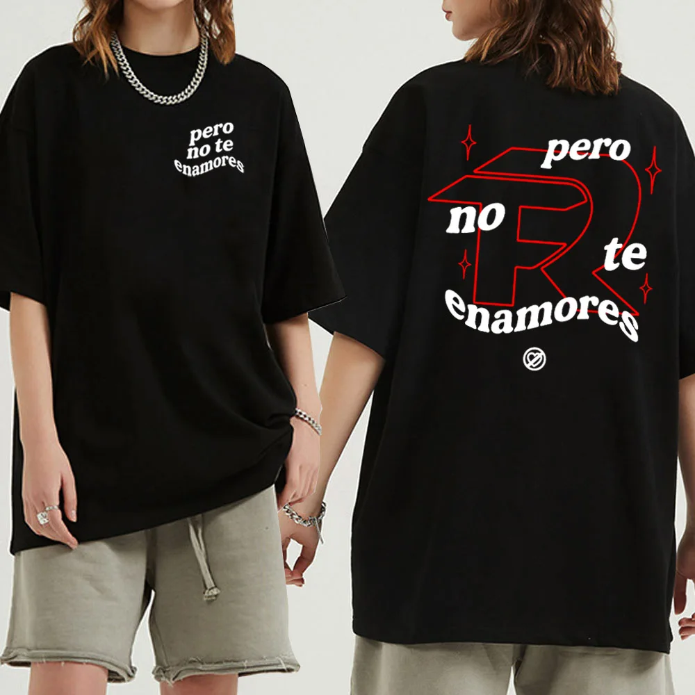 

Fuerza Regida Pero No Te Enamores Tour 2024 T-shirt Fuerza Regida Merch Harajuku Unisex O-Neck Short Sleeve Shirts