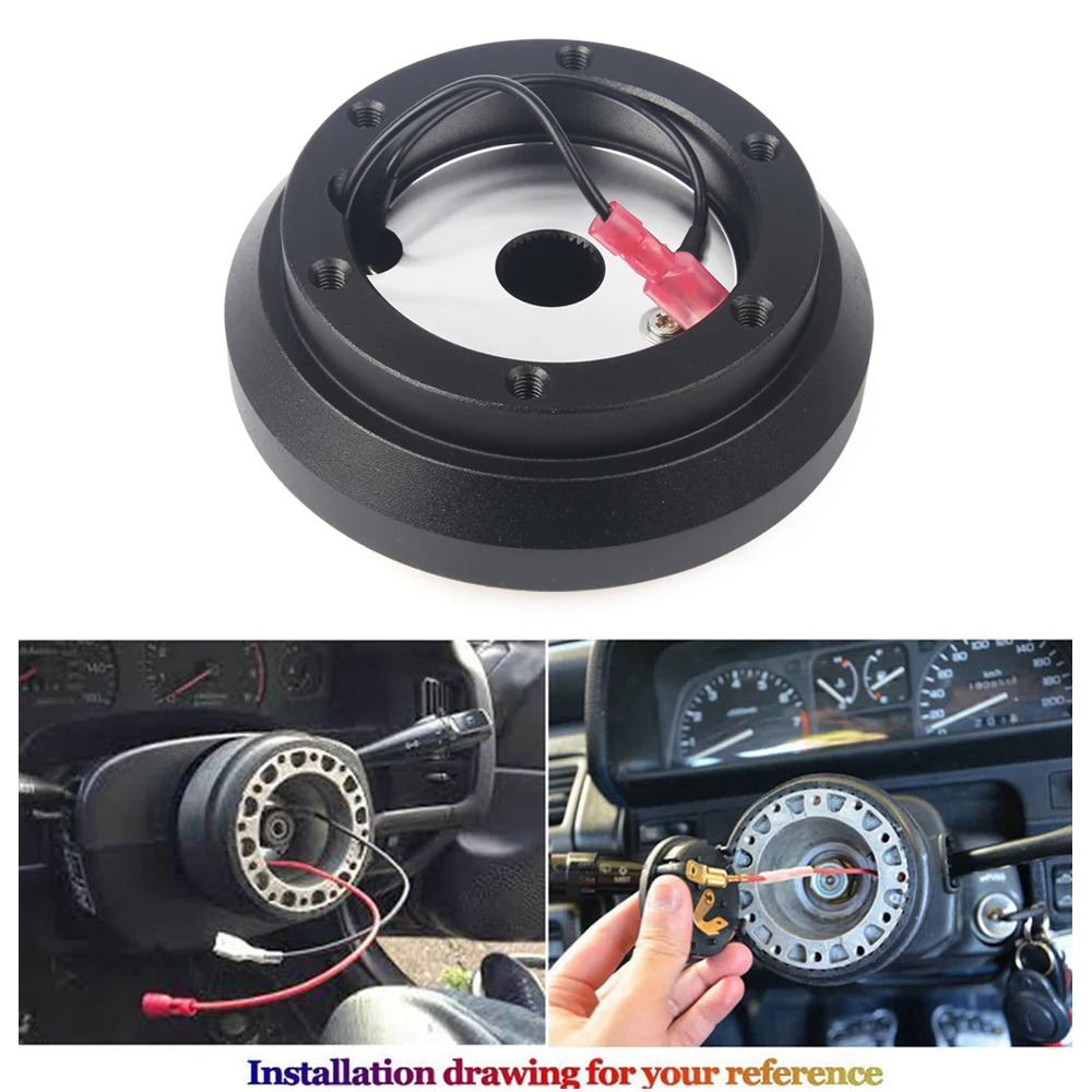 100H Steering Wheel Short Hub Adapter KitFor Eclipse Lancer Galant Impreza WRX