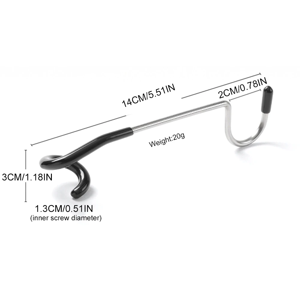 8 قطعة الفولاذ المقاوم للصدأ ضوء حامل حامل السنانير عدم الانزلاق الصيد الصيد فانوس شماعات التخييم عمود إضاءة هوك للتخييم التنزه