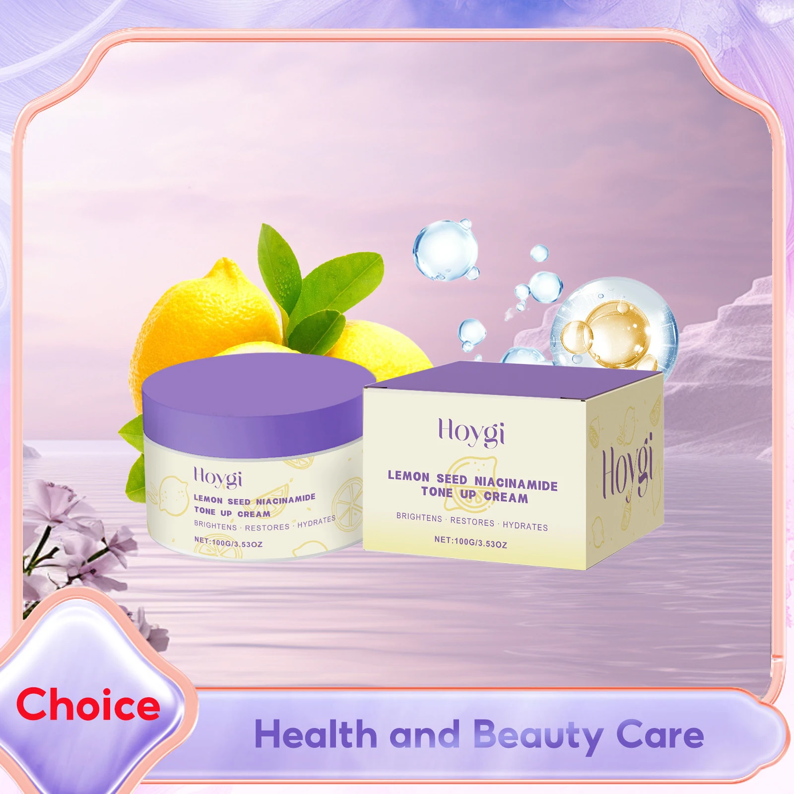 

Brightening Vitamin C Face Cream Niacinamide Lemon Deep Hydration Reduce Dark Spots Uneven Skin Tone Hyaluronic Acid Moisturizer