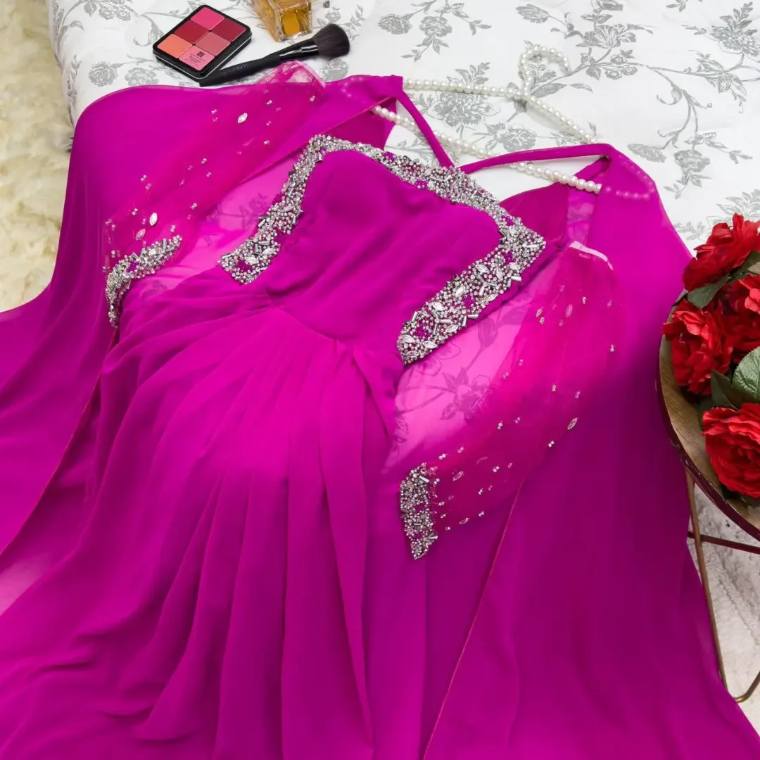 Vestidos de Noche de Arabia Saudita para mujer, vestido de graduación con hombros descubiertos, largo hasta el suelo, abalorios, mangas largas, vestido de fiesta Formal, 3/4