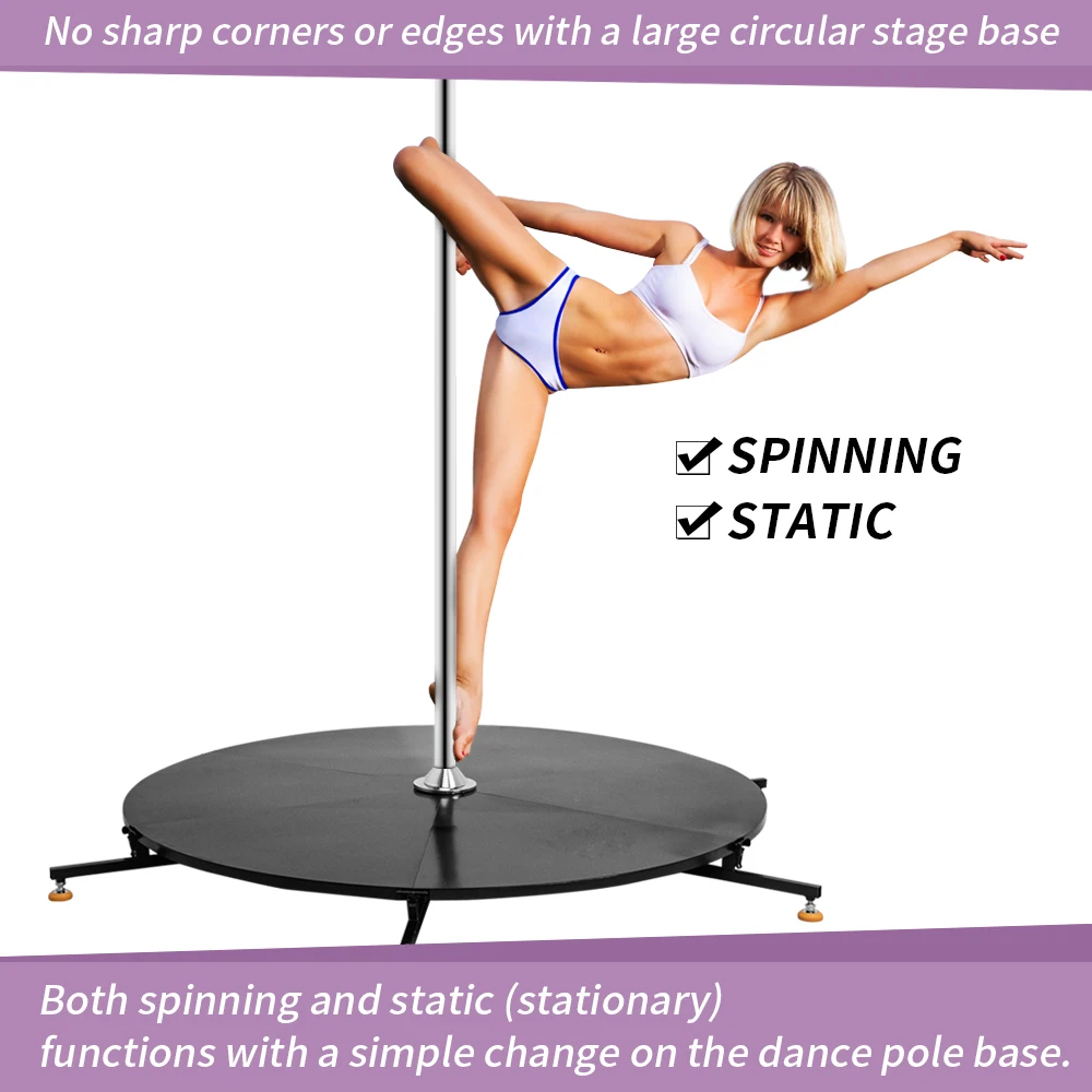 Portable Folding Adjustable Dance Pole Dance Pole Dance Stage
