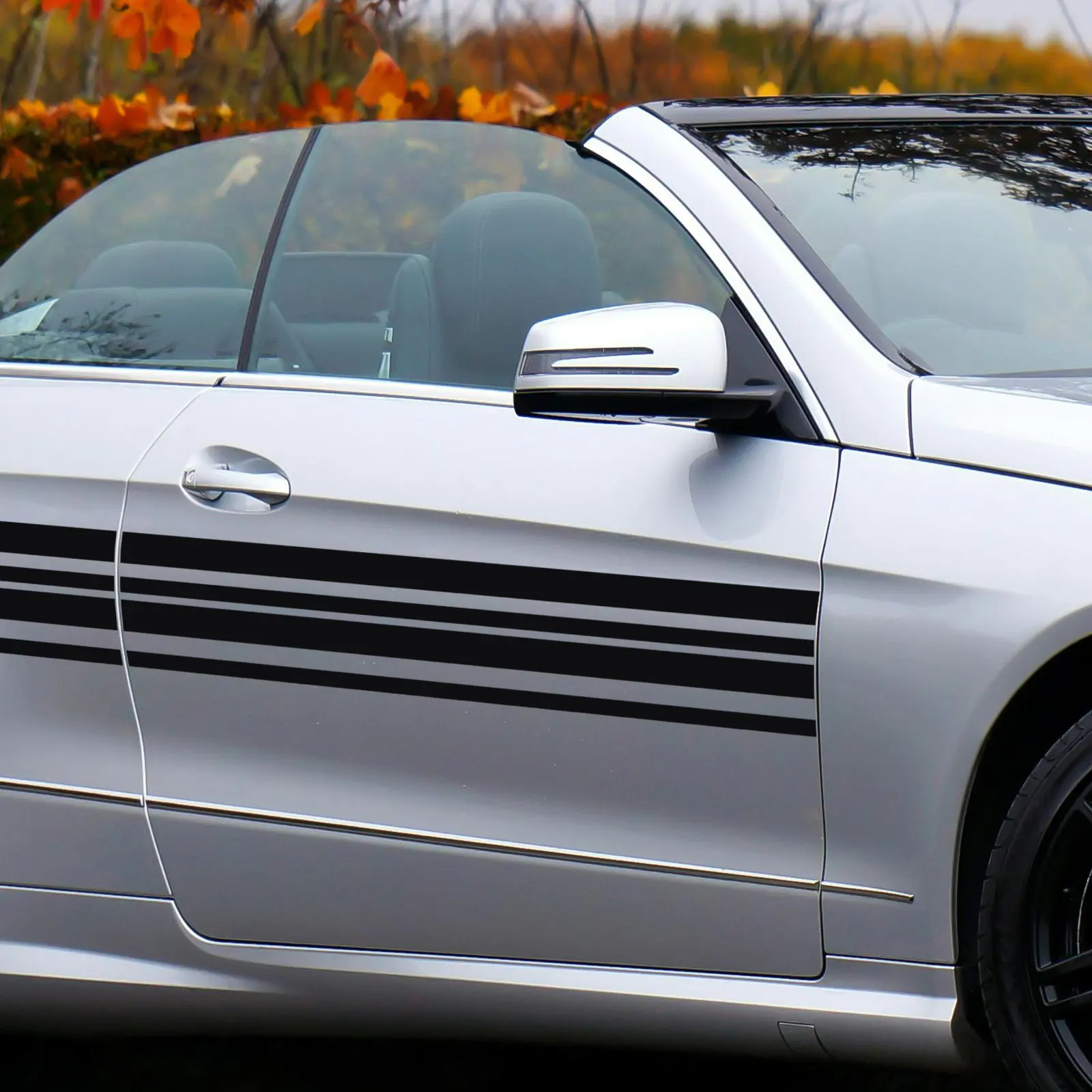 1 Roll Car Body Stripe Decals Pinstripe Tape for Auto Exterior Side Bumper Window Racing Detail Stylish Waterproof Scratch